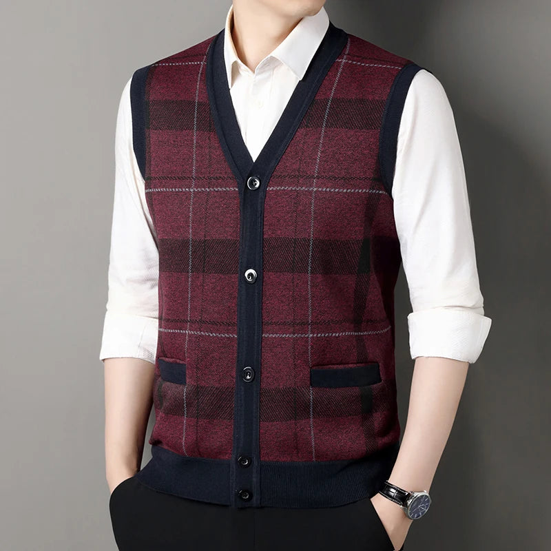 Knit Cardigan Vest