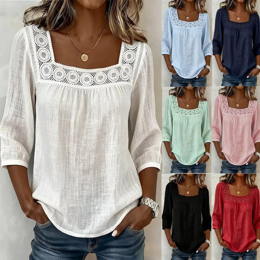 Cotton Lace Blouse