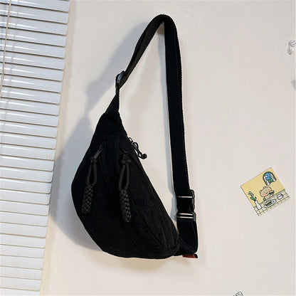 Belt Corduroy Bag
