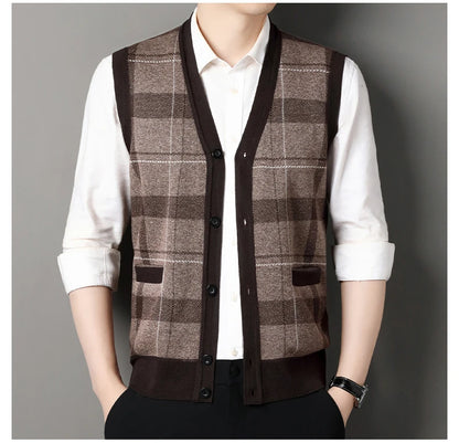 Knit Cardigan Vest