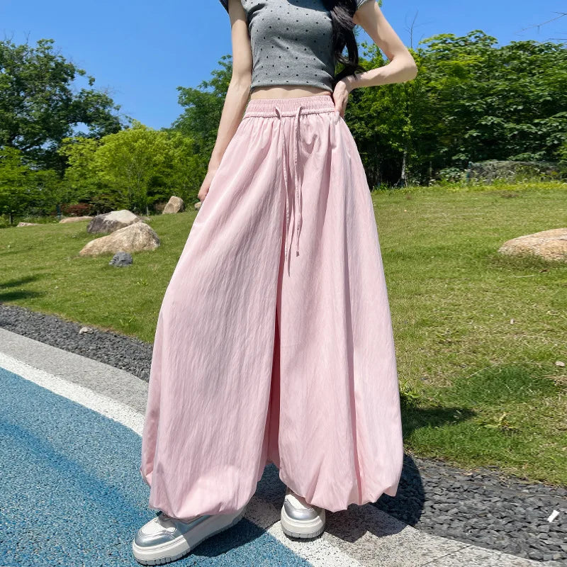 Cropped Balloon Pants