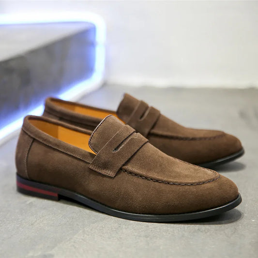Suede Loafers