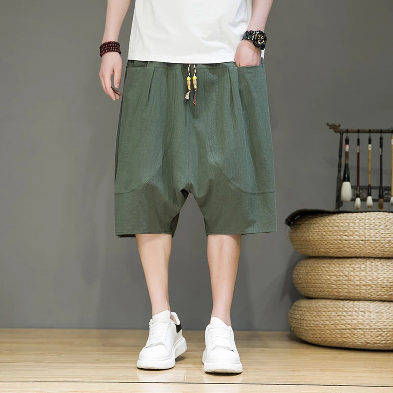Summer Drop-crotch Shorts