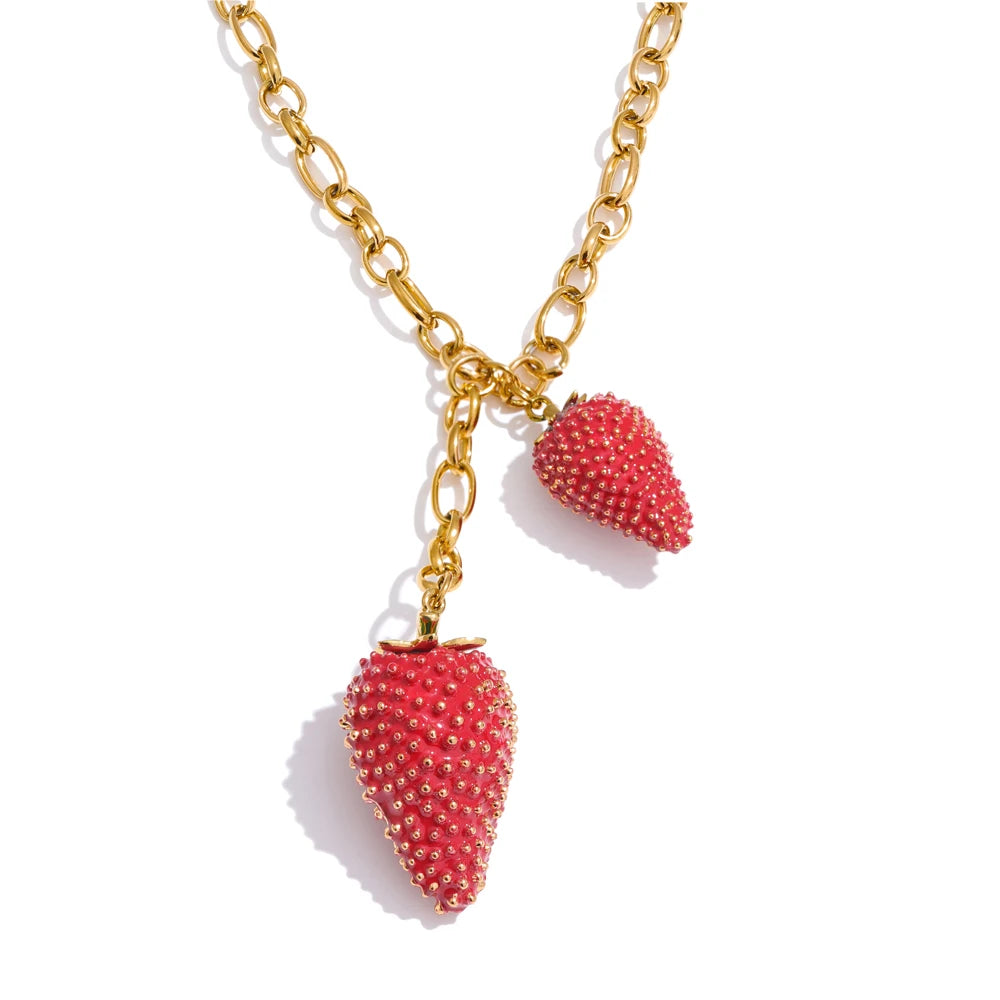 Strawberry Necklace