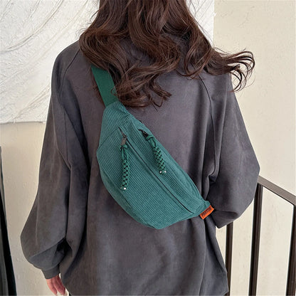 Belt Corduroy Bag