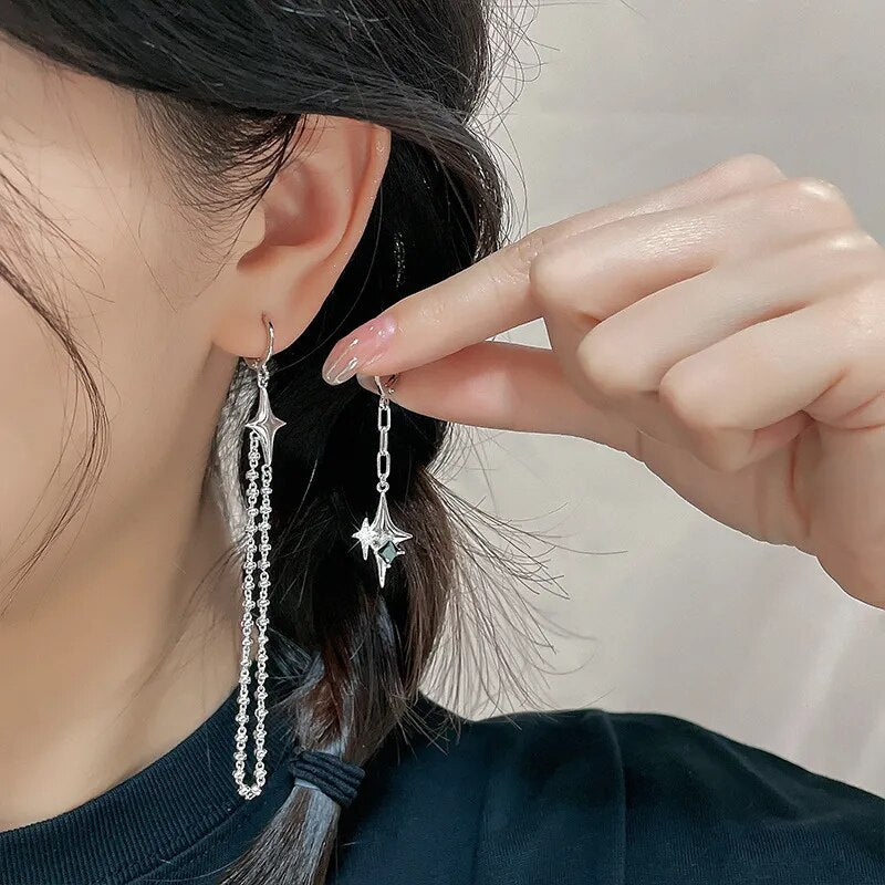 Star Tassel Earrings