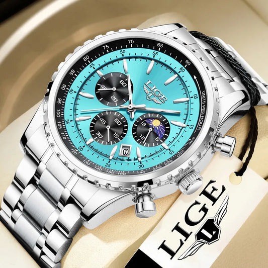 LIGE Men's Watch