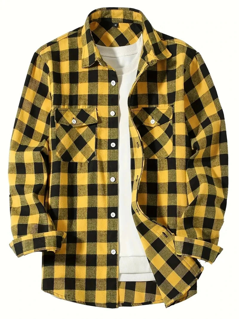 Cotton Plaid Shirt