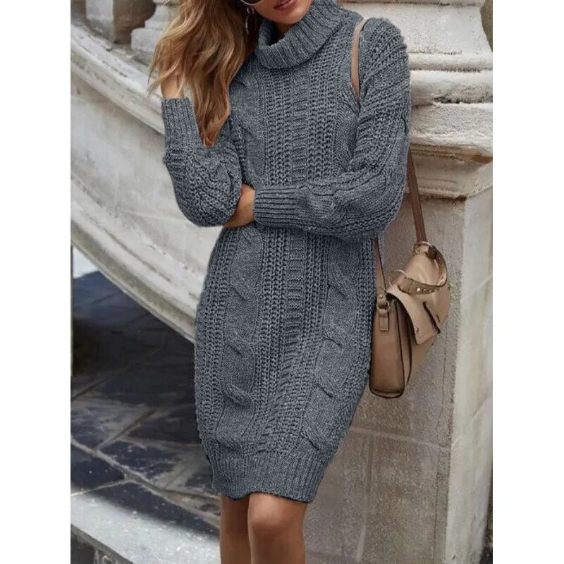 Casual Loose Knitted Dress