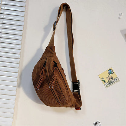 Belt Corduroy Bag