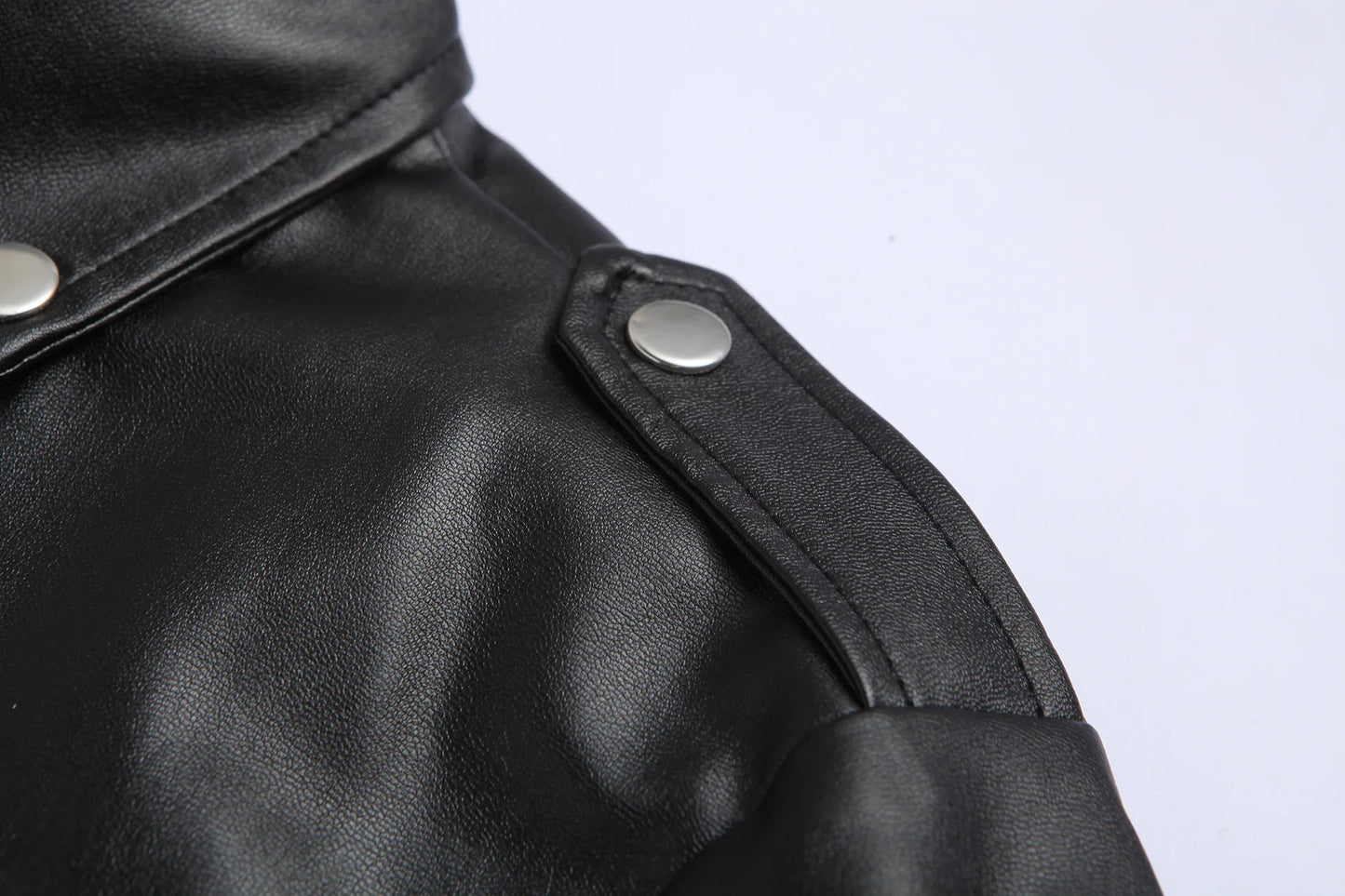 Belted Biker Jacket