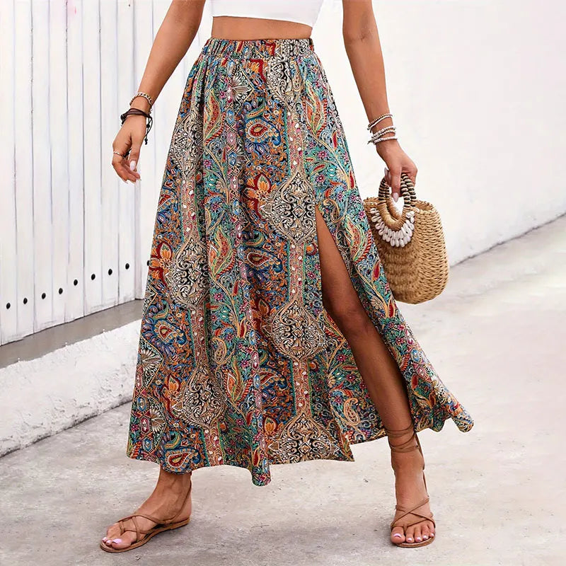 Floral Maxi Skirt