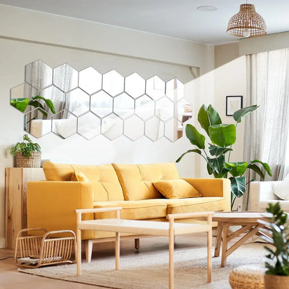 Hexagon Mirror Decals