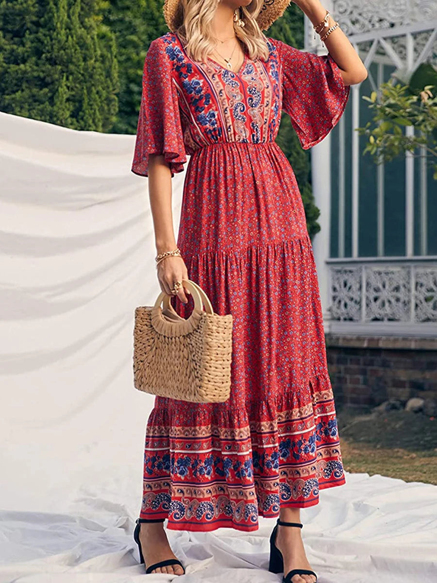 Boho Midi Dress