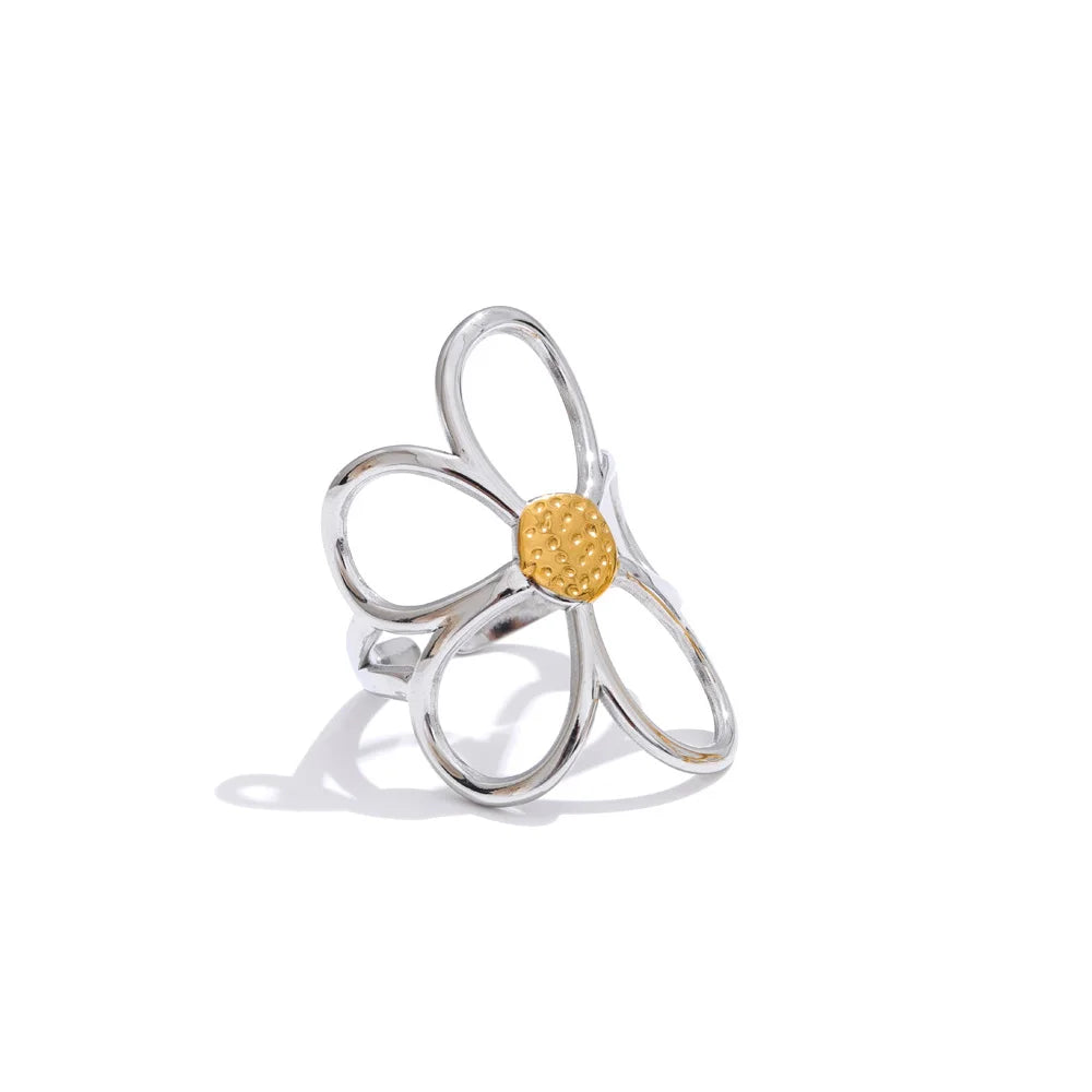 Adjustable Flower Ring