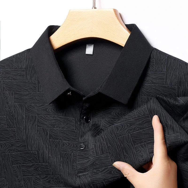 Wood Print Polo