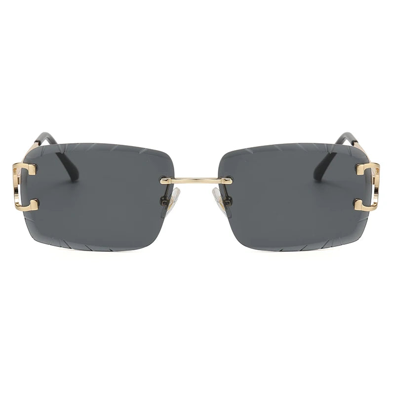 Diamond Rimless Sunglasses