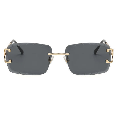 Diamond Rimless Sunglasses
