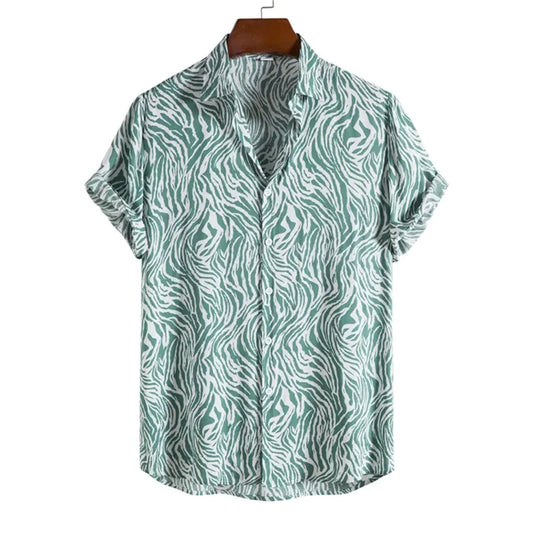 Teal Zebra Shirt