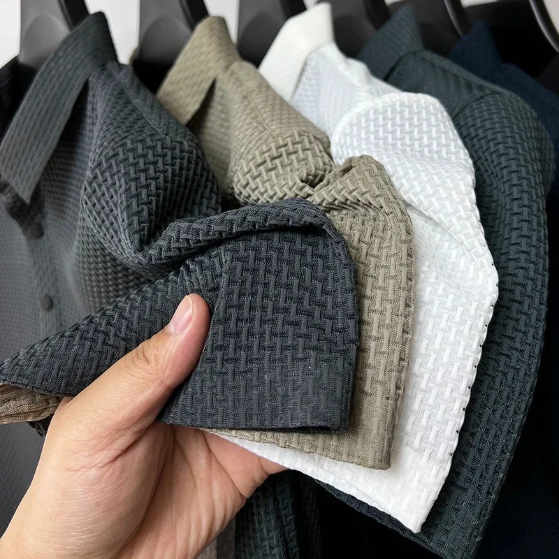 Textured Capri Polo