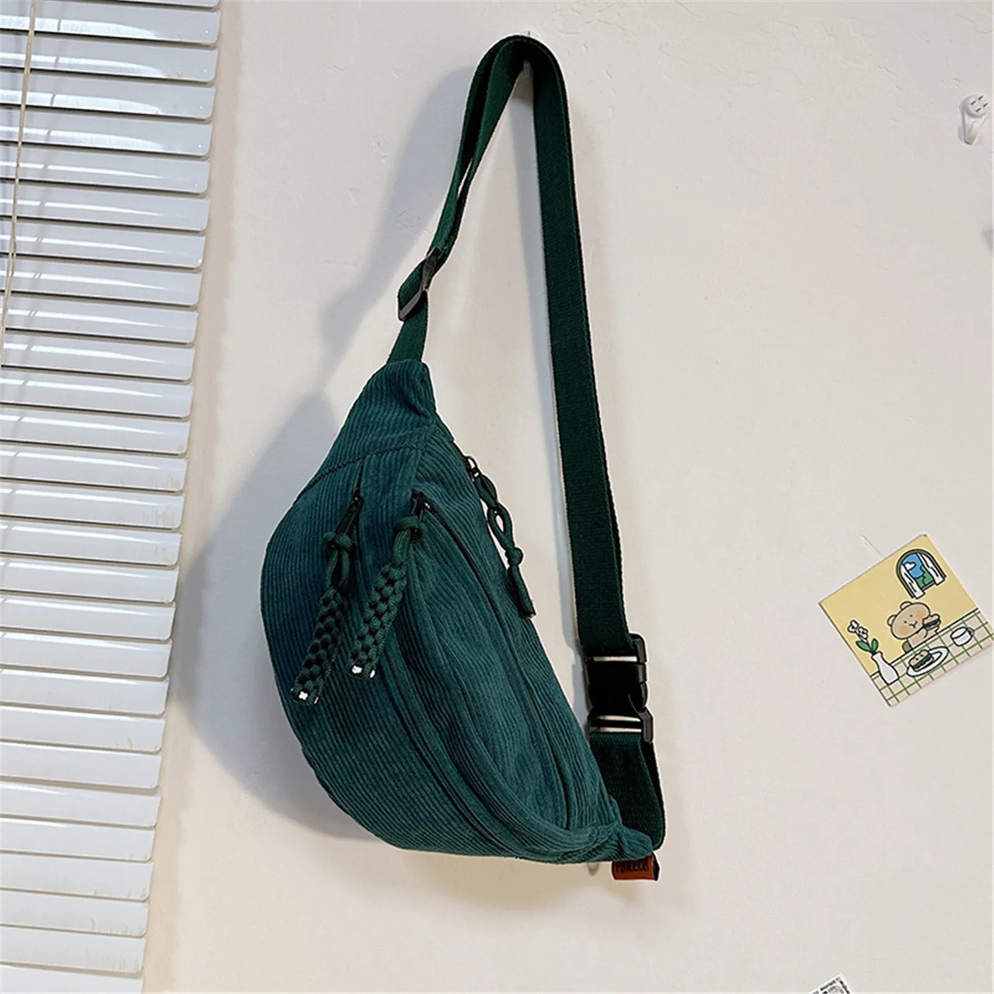 Belt Corduroy Bag