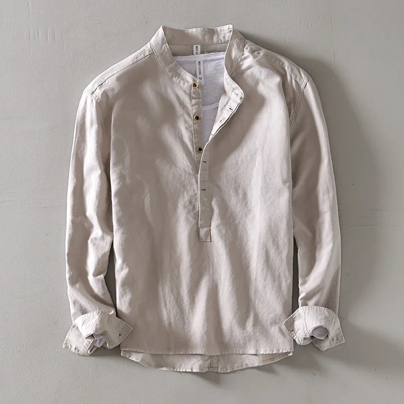 Linen Henley