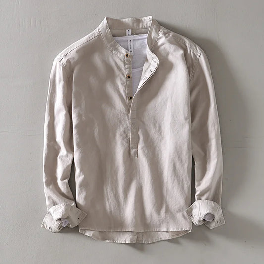 Linen Henley