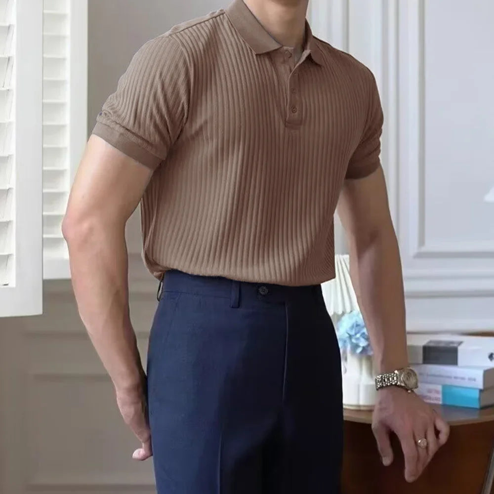 Short-sleeve Slim Polo