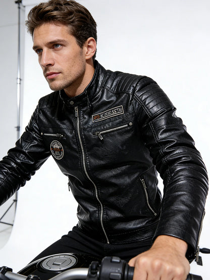 Patch Moto Jacket