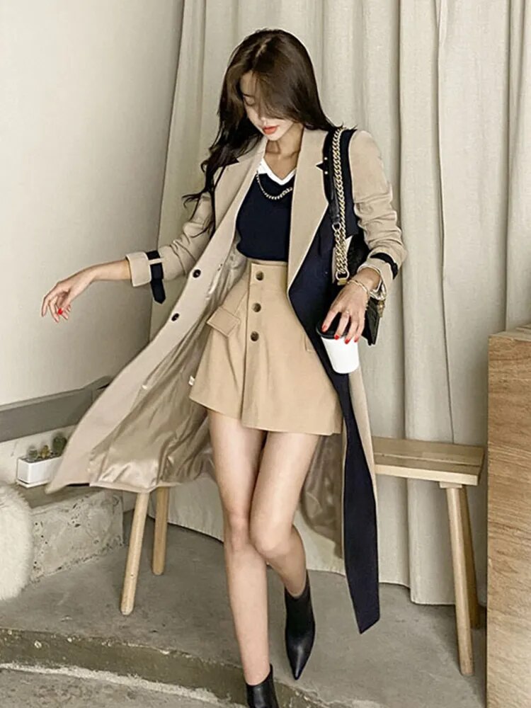 Khaki Noir Coat