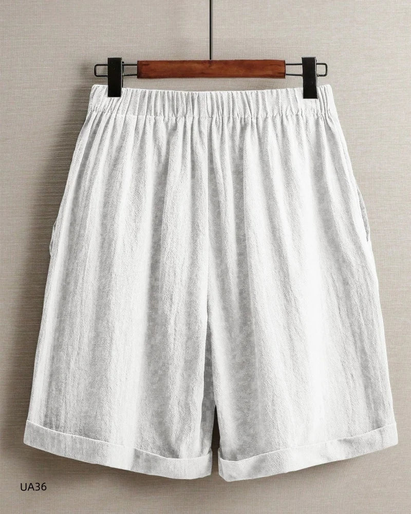 Linen Rose Shorts