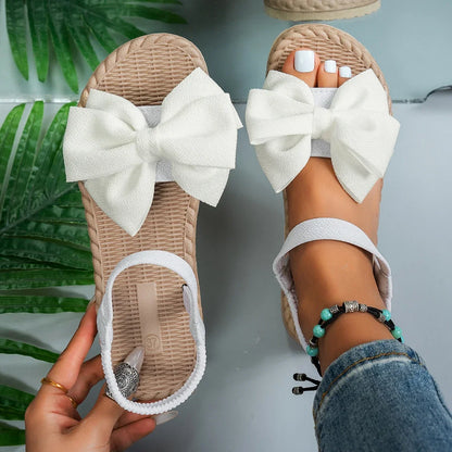 Bow Slingback Sandals