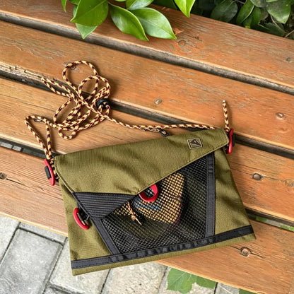 Mesh Pocket Crossbody Bag