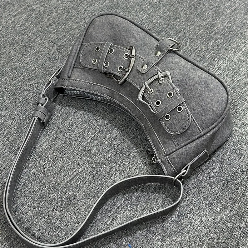 Grey Shoulder Bag