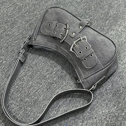 Grey Shoulder Bag