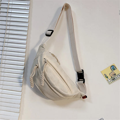 Belt Corduroy Bag