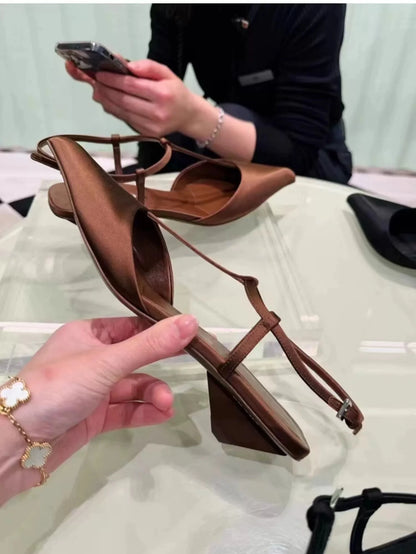 Pointed-Toe Sandals