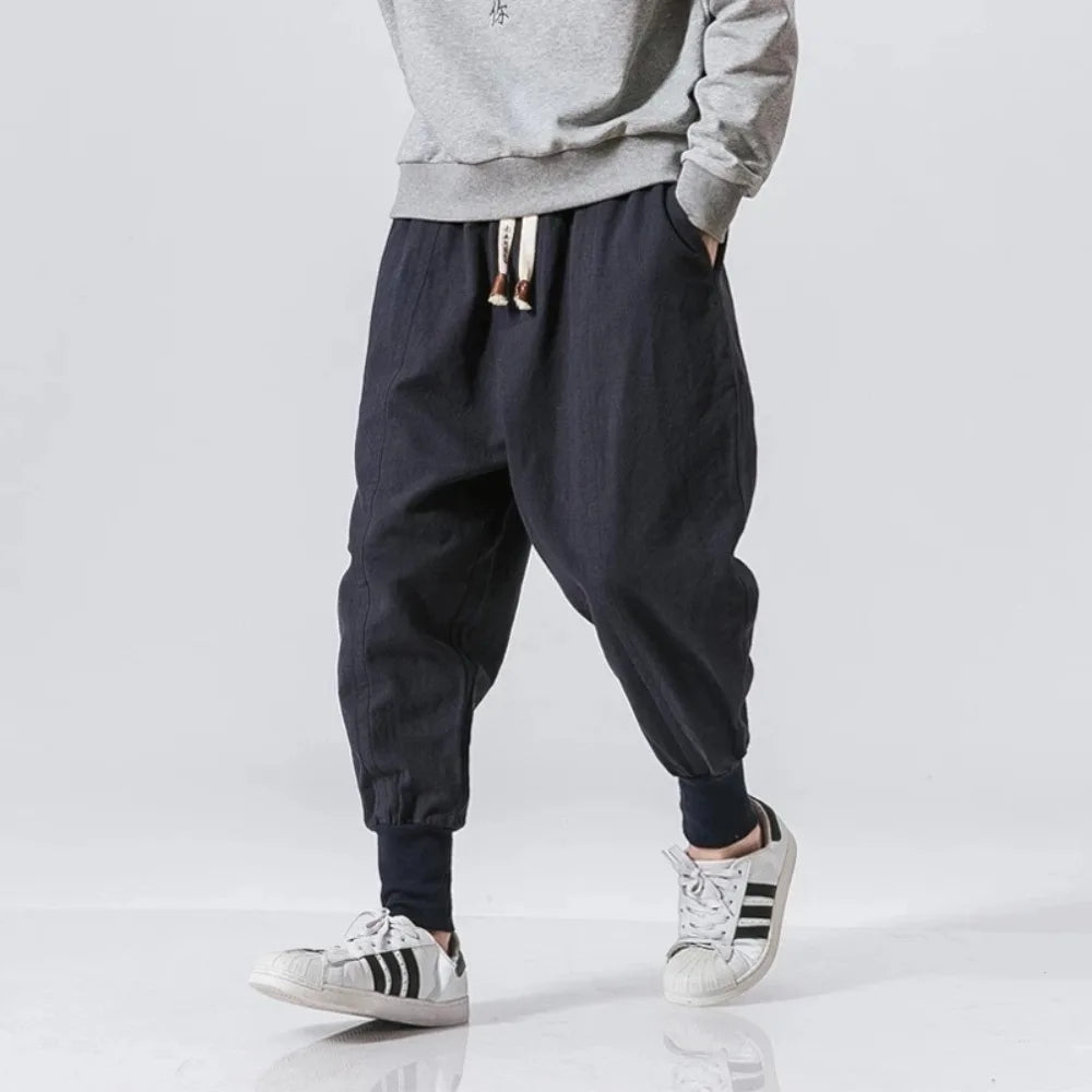 Cotton Harem Pants