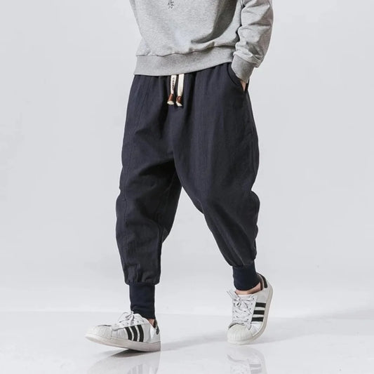 Cotton Harem Pants