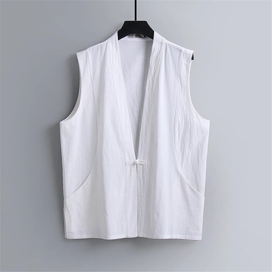 Tang frog-knot closure Vest
