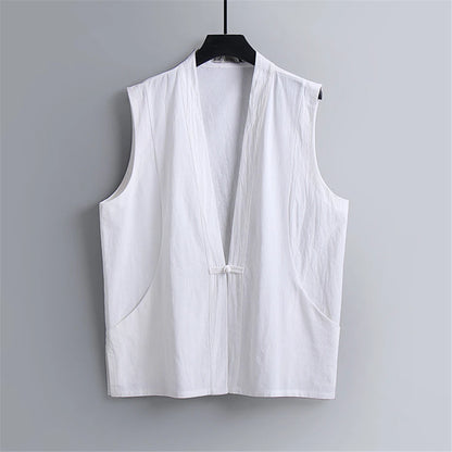Tang frog-knot closure Vest