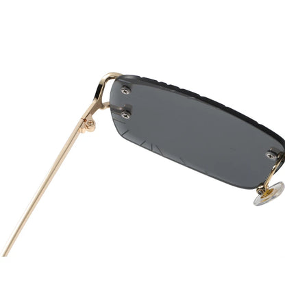 Diamond Rimless Sunglasses