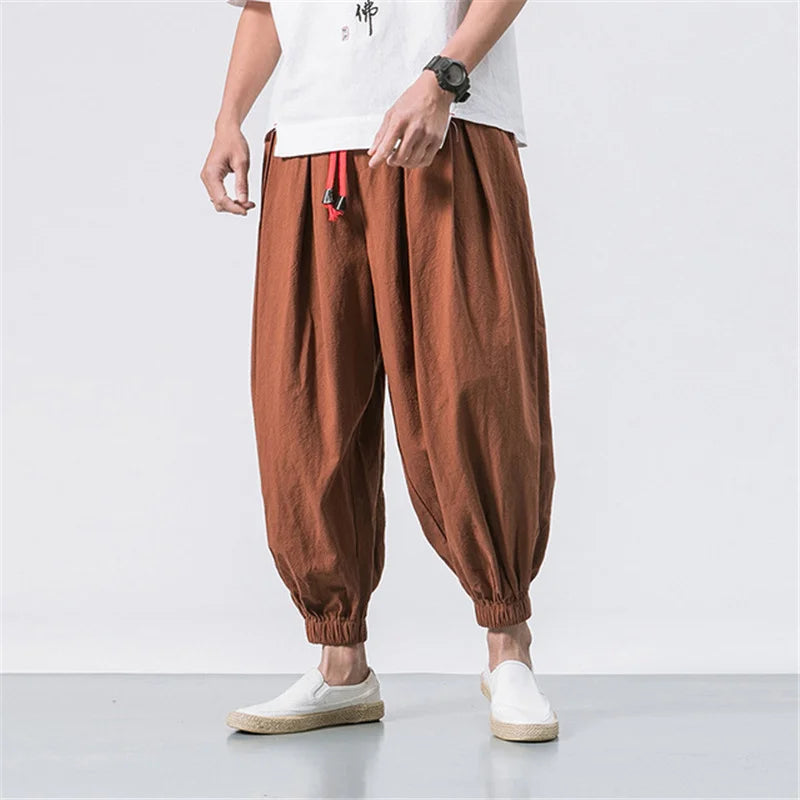 Cotton Harem Pants