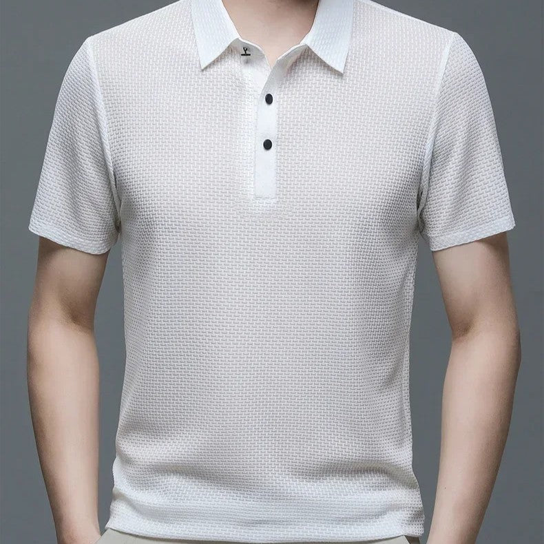 Textured Capri Polo