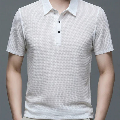 Textured Capri Polo
