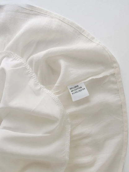 Linen Cotton Mini Dress