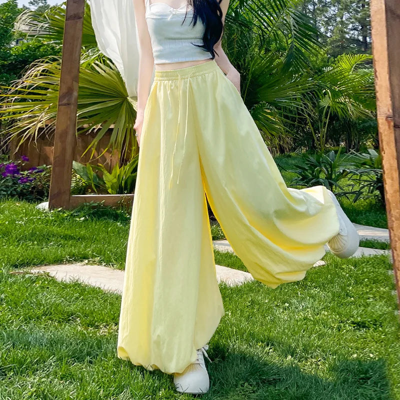 Cropped Balloon Pants