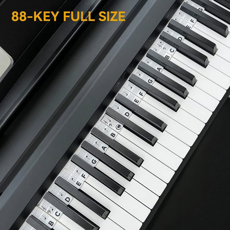 Piano Key Guide Labels