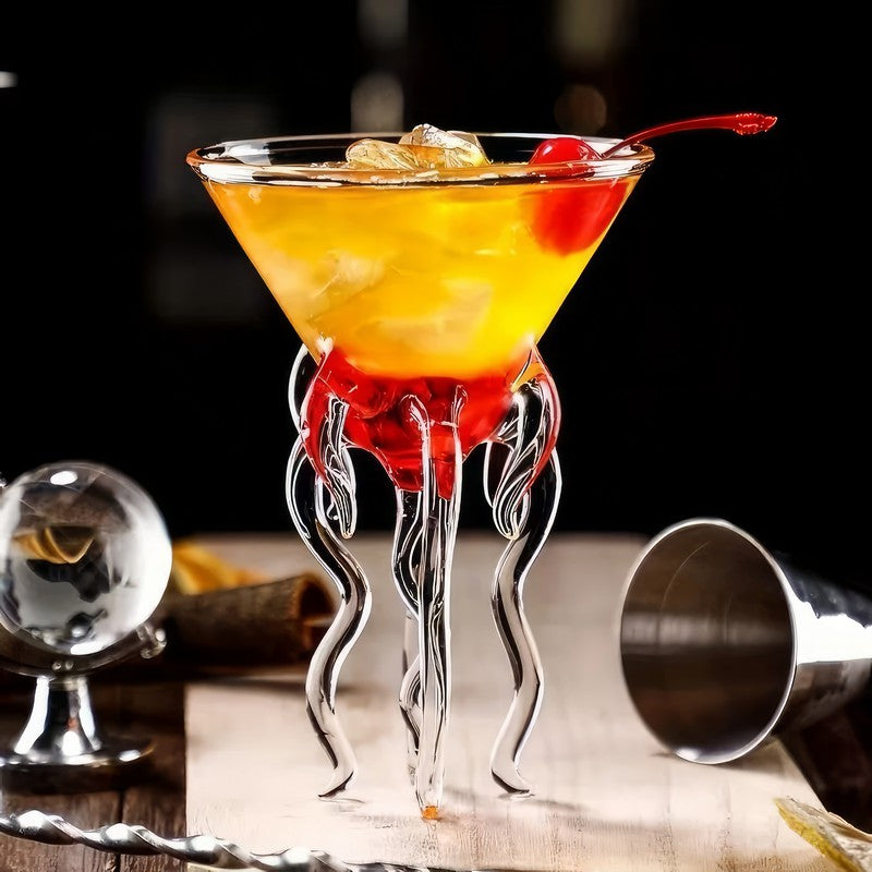 Octopus Cocktail Glass