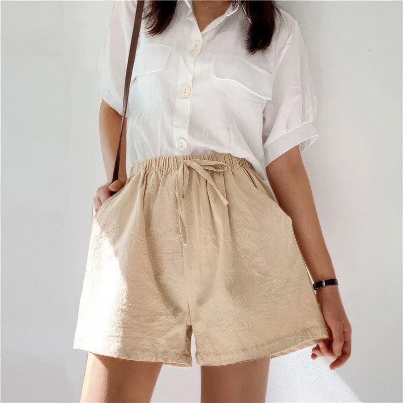 Lyra Linen Shorts